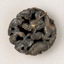Dragon in Clouds, First half of 19th century. Creator: Naito Toyomasa