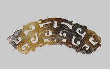 Dragon Pendant, Eastern Zhou dynasty, (c. 700-256 B.C.), c.4th century BC. Creator: Unknown