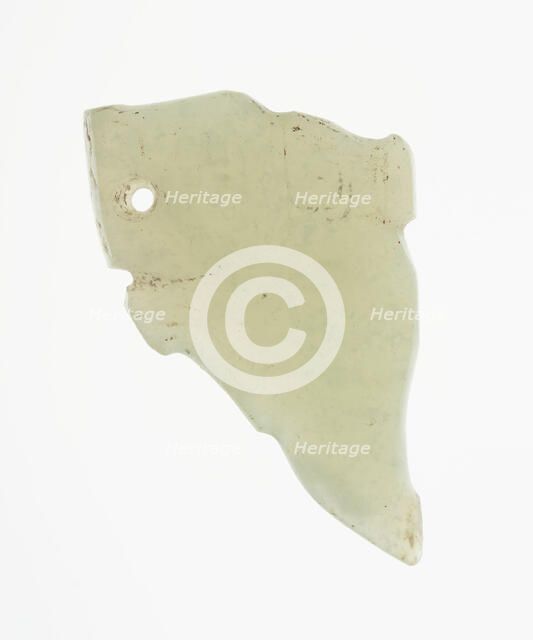 Dragon Pendant, Western Zhou period, 11th/10th century B.C. Creator: Unknown.