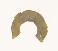 Dragon Pendant with Small Blade, Shang period, 13th-11th century B.C. Creator: Unknown