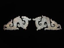 Dragon Pendants, Eastern Zhou dynasty, Warring States period, c. 4th/3rd century B.C. Creator: Unknown