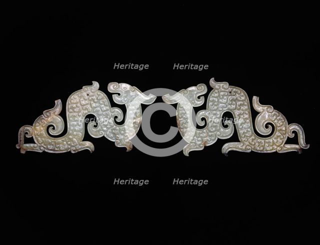 Dragon Pendants, Eastern Zhou dynasty, Warring States period, c. 4th/3rd century B.C. Creator: Unknown.