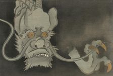 Dragon (Ryu). From the series "A World of Things (Momoyogusa)", 1909-1910. Creator: Sekka, Kamisaka (1866-1942)