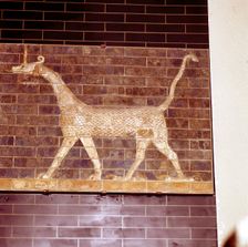 Dragon sacred to the god Marduk, detail of the Ishtar Gate, c604-c562 BC
