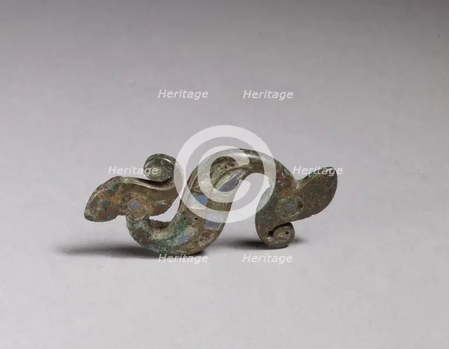 Dragon-Shaped Brooch, Celtic or Roman, 100-300. Creator: Unknown.
