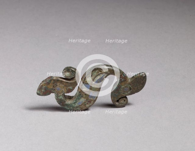 Dragon-Shaped Brooch, Celtic or Roman, 100-300. Creator: Unknown.