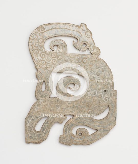 Dragon-shaped pendant, Eastern Zhou dynasty, 4th-3rd century BCE. Creator: Unknown.