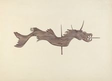 Dragon Weather Vane, 1935/1942. Creator: Dorothy Hay Jensen