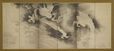 Dragons and Clouds, Momoyama or Edo period, 1590-1640. Creator: Sôtatsu