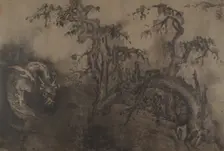 Dragons and Landscape, 14th century; plus later addition. Creator: Unknown
