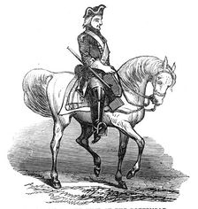 Dragoon of the time of the Pretender, 1845. Creator: Unknown