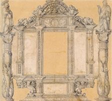 Draft for the framework of the former high altar retable of St. Martin in Messkirch, 1536. Creators: Master of Messkirch, Albrecht Durer