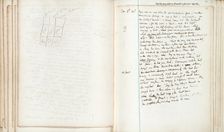 Draft notes for "Mrs Dalloway" by Virginia Woolf, 1925. Creator: Virginia Woolf