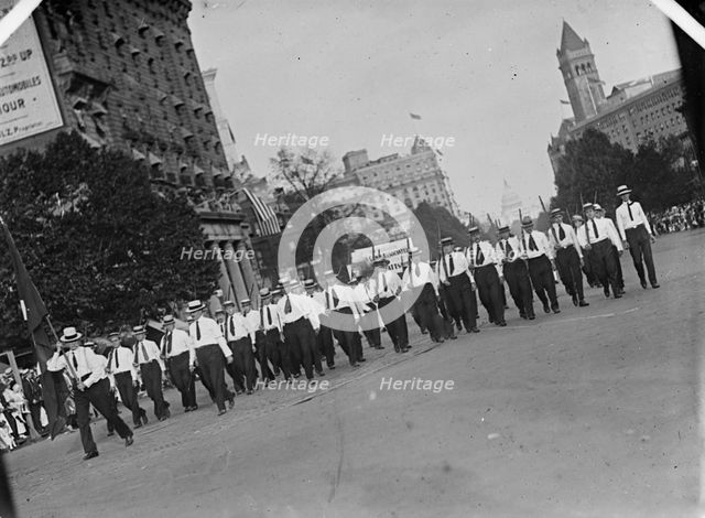Draft Parade, 1917. Creator: Harris & Ewing.