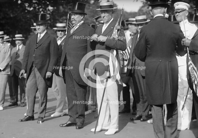 Draft Parade - C.J. Columbus; William F. Gude; Wilson; William T. Galliher, 1917. Creator: Harris & Ewing.