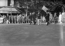 Draft Parade - C.J. Columbus; William F. Gude; Wilson; William T. Galliher, 1917. Creator: Harris & Ewing