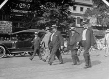 Draft Parade - Chamberlain; Bankhead; Warren; Hardwick; Lodge, 1917. Creator: Harris & Ewing