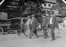 Draft Parade - Chamberlain; Bankhead; Warren; Hardwick; Lodge, 1917. Creator: Harris & Ewing