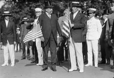 Draft Parade - Gude; Wilson; Grayson, 1917. Creator: Harris & Ewing