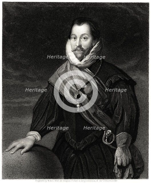 'Drake', 19th century. Artist: William Holl