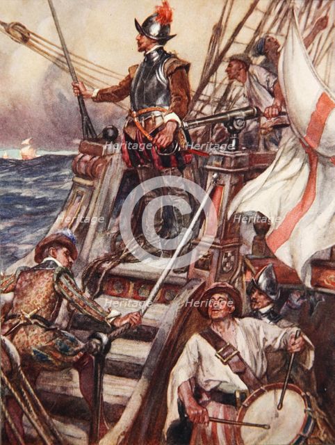 Drake's Drum, illustration from 'Drake's Drum and Other Songs of the Sea', 1905. 
