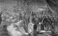 Drake's Funeral January 1596, (c1880)