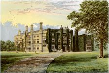 Drakelowe Hall, Derbyshire, home of Baronet Gresley, c1880