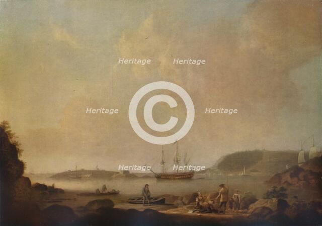 'Drake's Island, Plymouth', 1773. Artist: Dominic Serres.