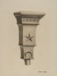 Drain Head, c. 1941. Creator: Herbert Barnard