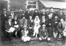 Drama company from Bethel Chapel, Tonyrefail, in production Ocshwn Pencoedmor c1920s, Creator: Unknown