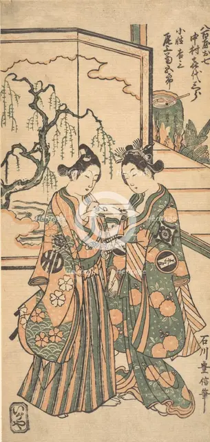 Drama of Areshi Soga, 1711-1785. Creator: Ishikawa Toyonobu.