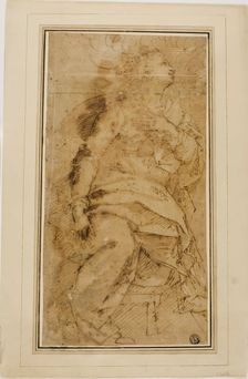 Draped Female Figure, n.d. Creator: Unknown