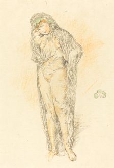 Draped Figure, Standing, 1891. Creator: James Abbott McNeill Whistler