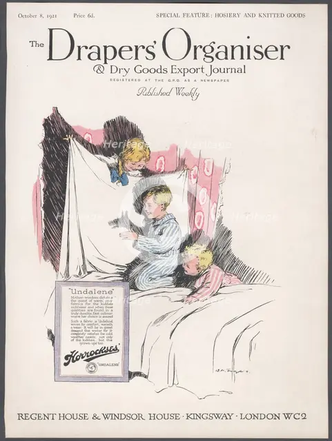 Draper's Organiser Magazine, 1921. Artist: Wilfred Fryer