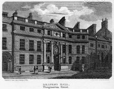 Drapers Hall, Throgmorton Street, City of London, 1812.Artist: Sands