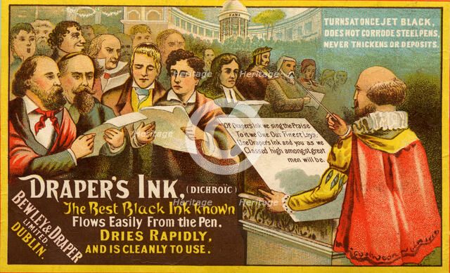 Draper’s Ink, 19th century. Artist: Unknown