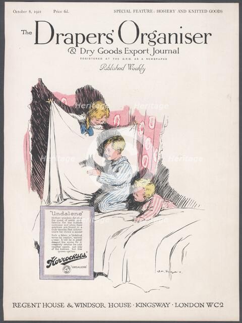 Draper's Organiser Magazine, 1921. Artist: Wilfred Fryer