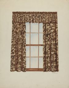 Drapery, 1935/1942. Creator: Madeline Arnold