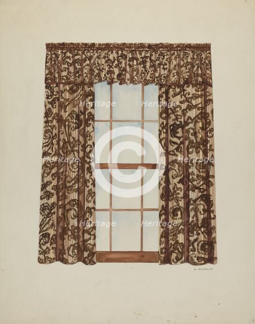 Drapery, 1935/1942. Creator: Madeline Arnold.