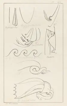Drapery, published 1829. Creator: Maria Denman