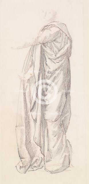 Drapery Study, 1864-1865. Creator: Sir Edward Coley Burne-Jones.