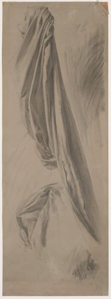Drapery Study, 1888. Creator: Karel Vitezslav Masek