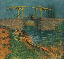 Drawbridge in Arles April 1888, (1947). Creator: Vincent van Gogh