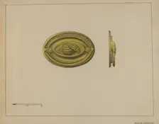 Drawer Pull, c. 1937. Creator: Philip Johnson