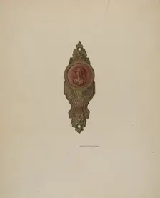 Drawer Pull, c. 1941. Creator: Helen Bronson