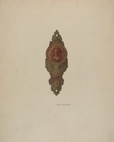 Drawer Pull, c. 1941. Creator: Helen Bronson