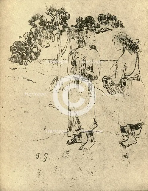 'Drawing', 1936. Artist: Paul Gauguin.
