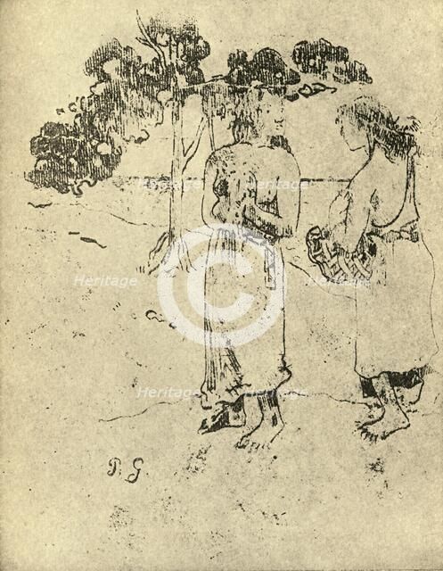 'Drawing', 1936. Artist: Paul Gauguin.