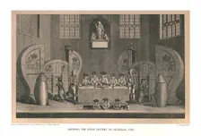 Drawing the State Lottery, 1763, (1886)