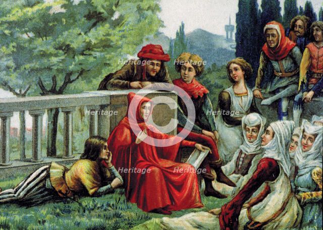 Drawing upon the story of one of the ten novels in 'The Decameron' by Giovanni Boccaccio.